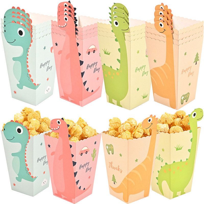 Science Of Happiness - 4Pcs Cartoon Dinosaur Boxes Dinosaur Pop