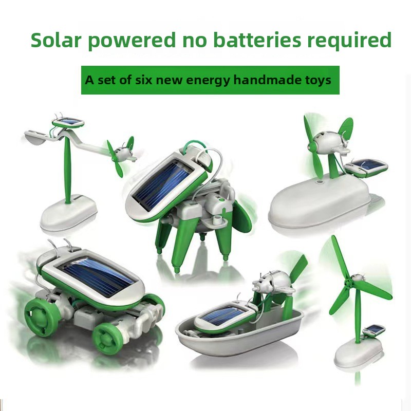 Science Project Robot - Robot Kits 6 in 1 DIY