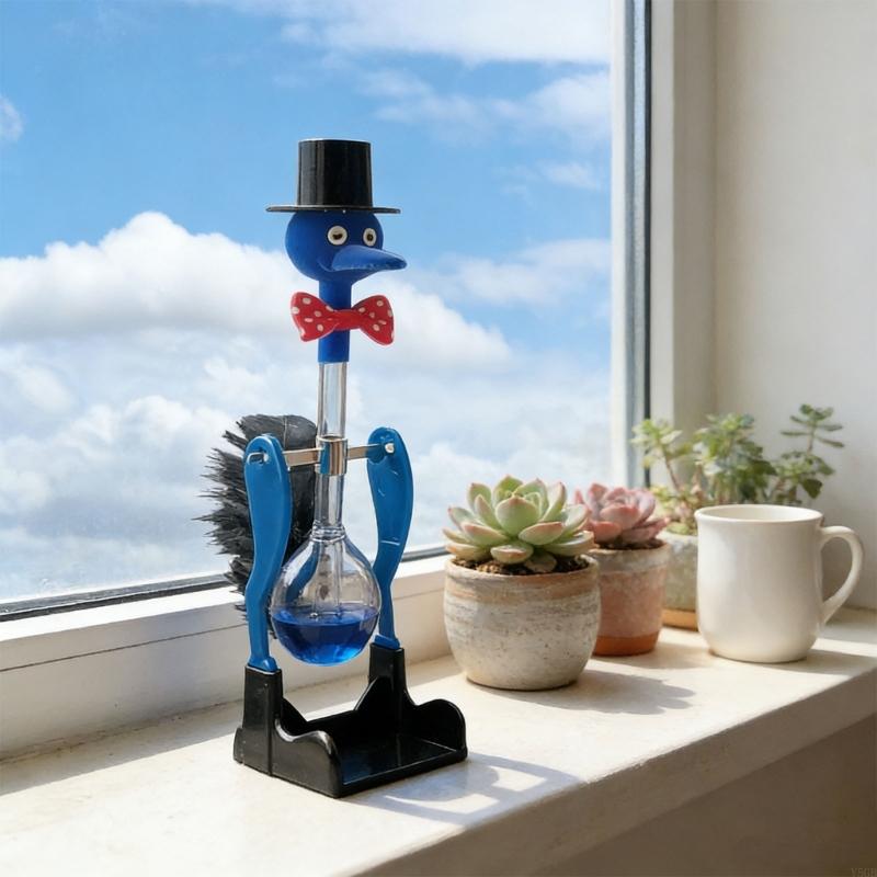 Newton Cradle Large - Novelty Drinking Water Bird Toy Perpetually