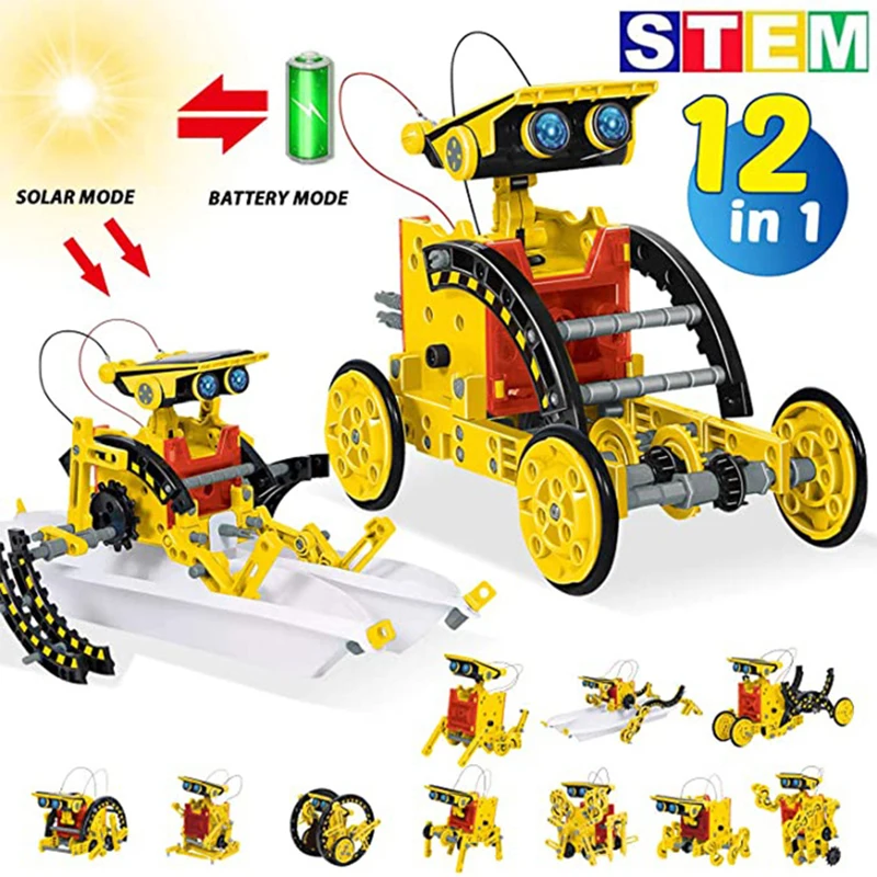 12 in 1 Science Experiment Sol - Science Project Robot 评论和价格