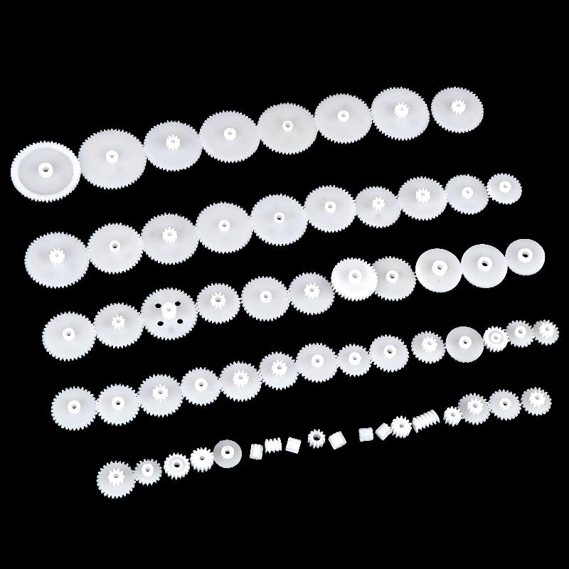 [BBA]58Pcs/set Plastic Gear Ki - Science Project Robot 评论和价格