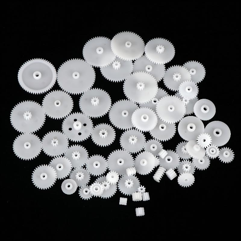[BBA]58Pcs/set Plastic Gear Ki - Science Project Robot 评论和价格