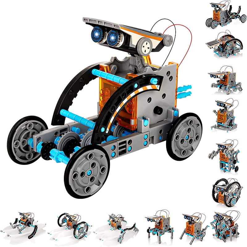 13-in-1 Solar Powered Robot Ki - Science Project Robot 评论和价格