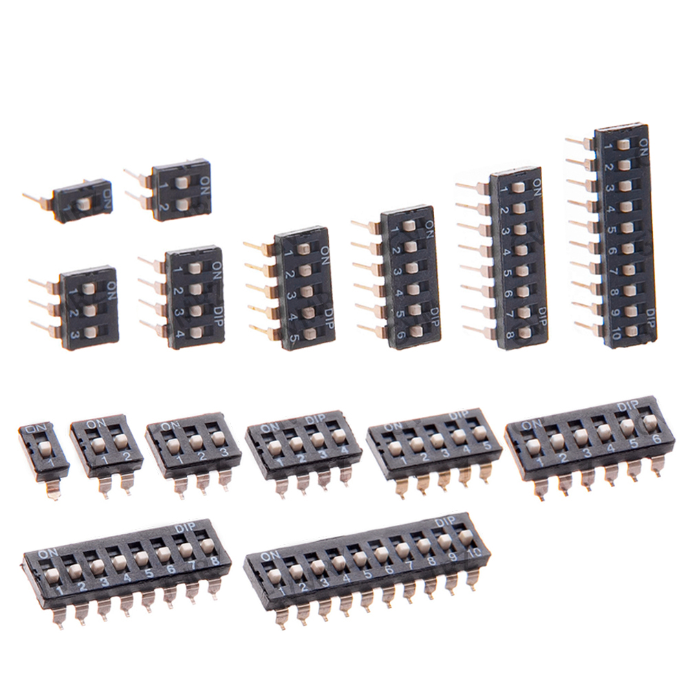 5PCS 2.54mm Pitch Toggle Switc - Circuit Snap Kit 评论和价格