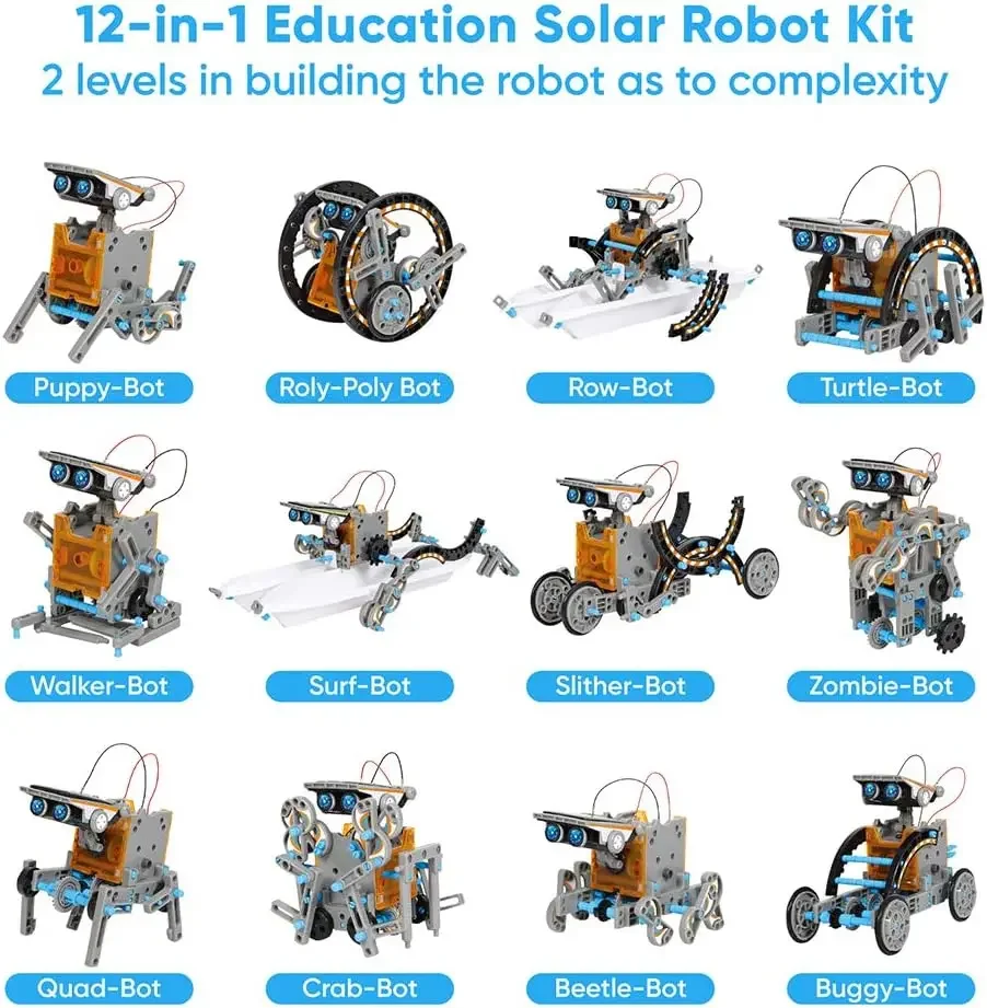 13-in-1 Education Solar Robot  - Science Project Robot 评论和价格