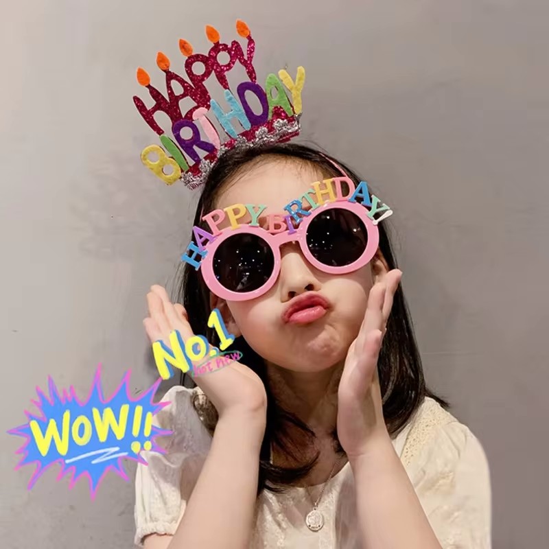 Birthday Party Props Happy Bir - Science Of Happiness 评论和价格