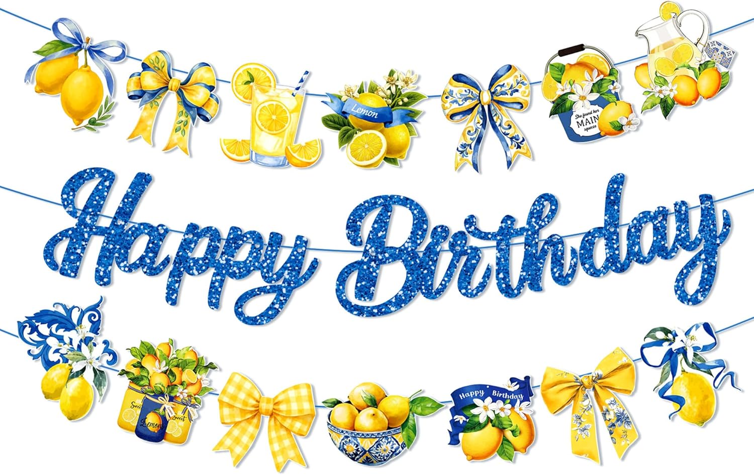 Blue Yellow Lemon Happy Birthd - Science Of Happiness 评论和价格