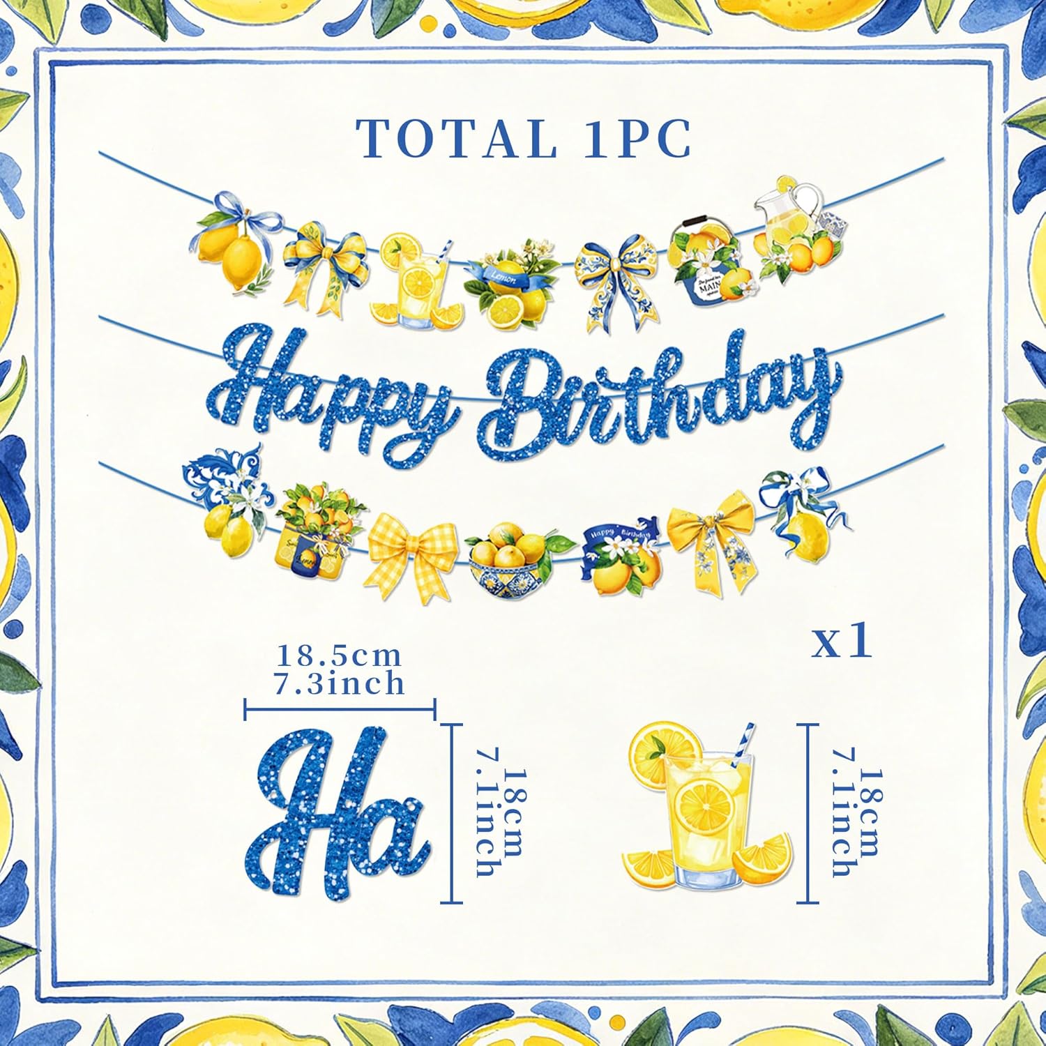 Blue Yellow Lemon Happy Birthd - Science Of Happiness 评论和价格
