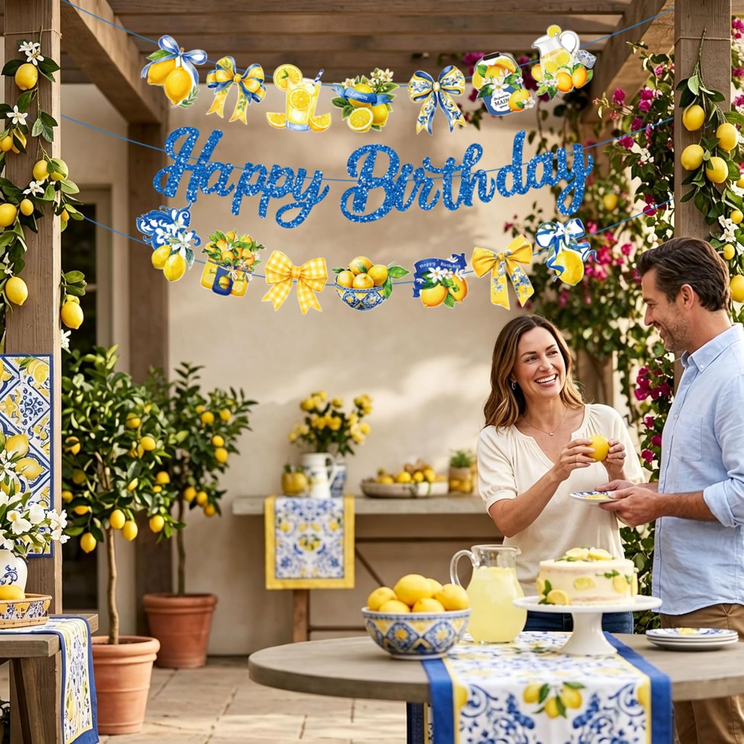 Blue Yellow Lemon Happy Birthd - Science Of Happiness 评论和价格