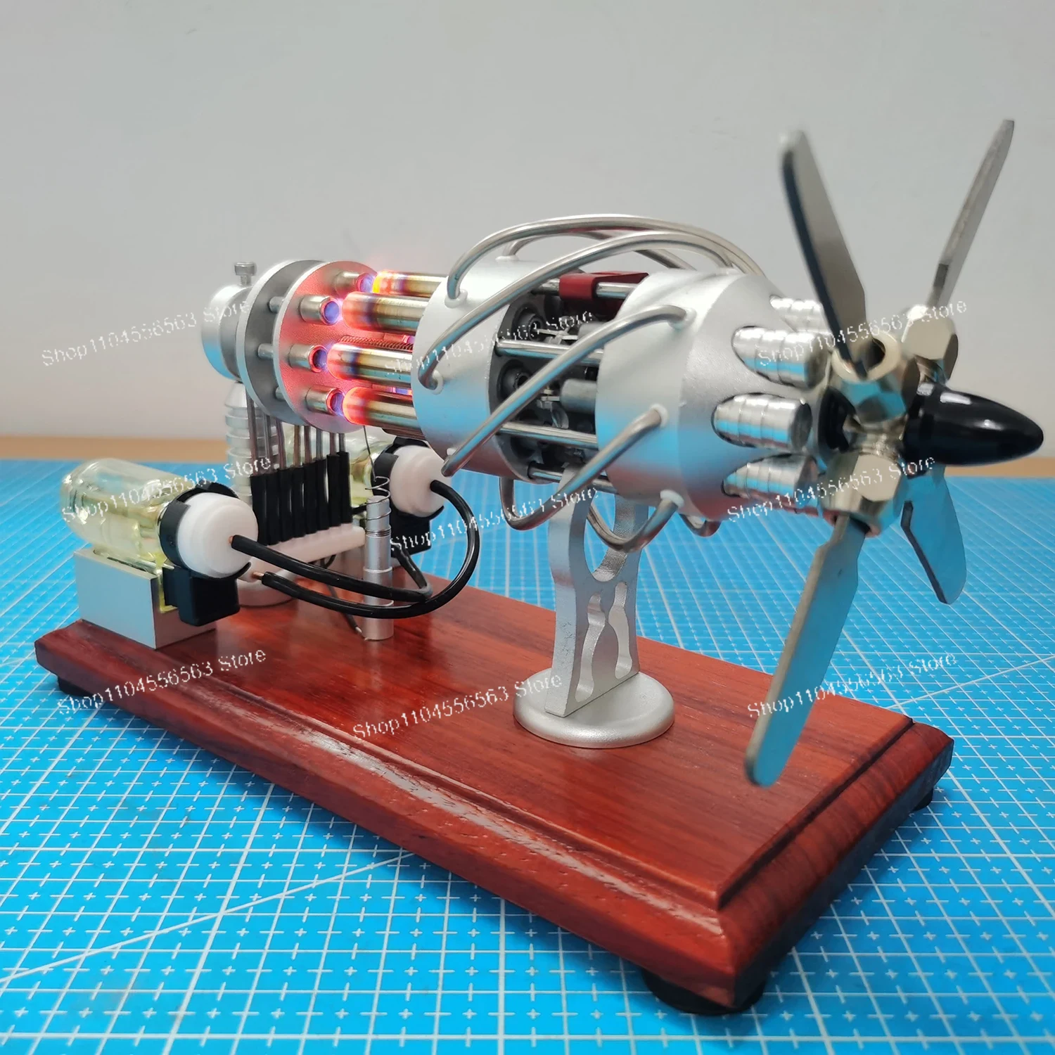 Hot Air 16-Cylinder Stirling E - Science Toys 评论和价格