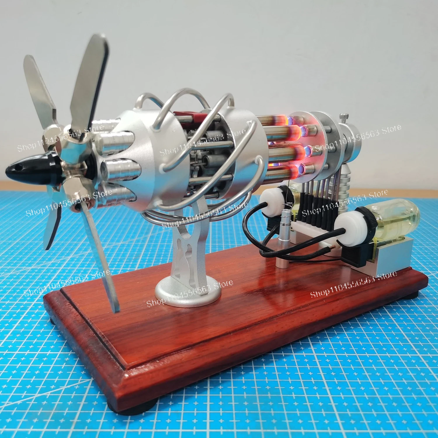 Hot Air 16-Cylinder Stirling E - Science Toys 评论和价格