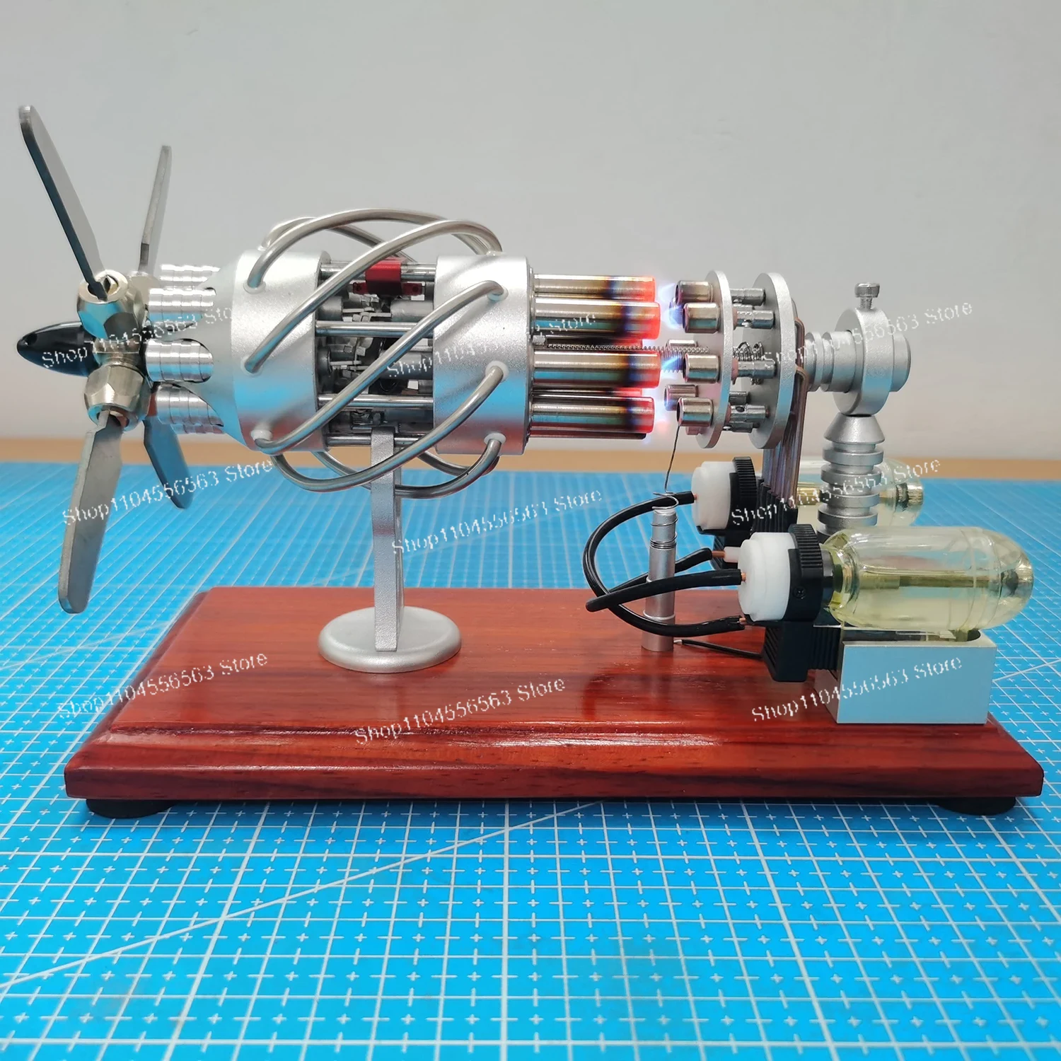 Hot Air 16-Cylinder Stirling E - Science Toys 评论和价格