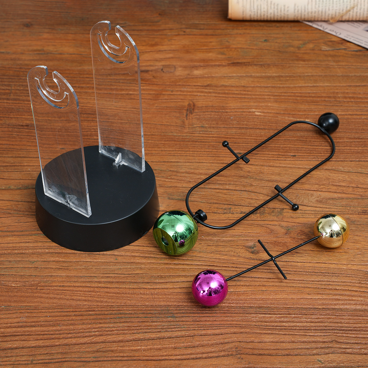 Newton Pendulum Perpetual Moti - Newton Cradle Large 评论和价格