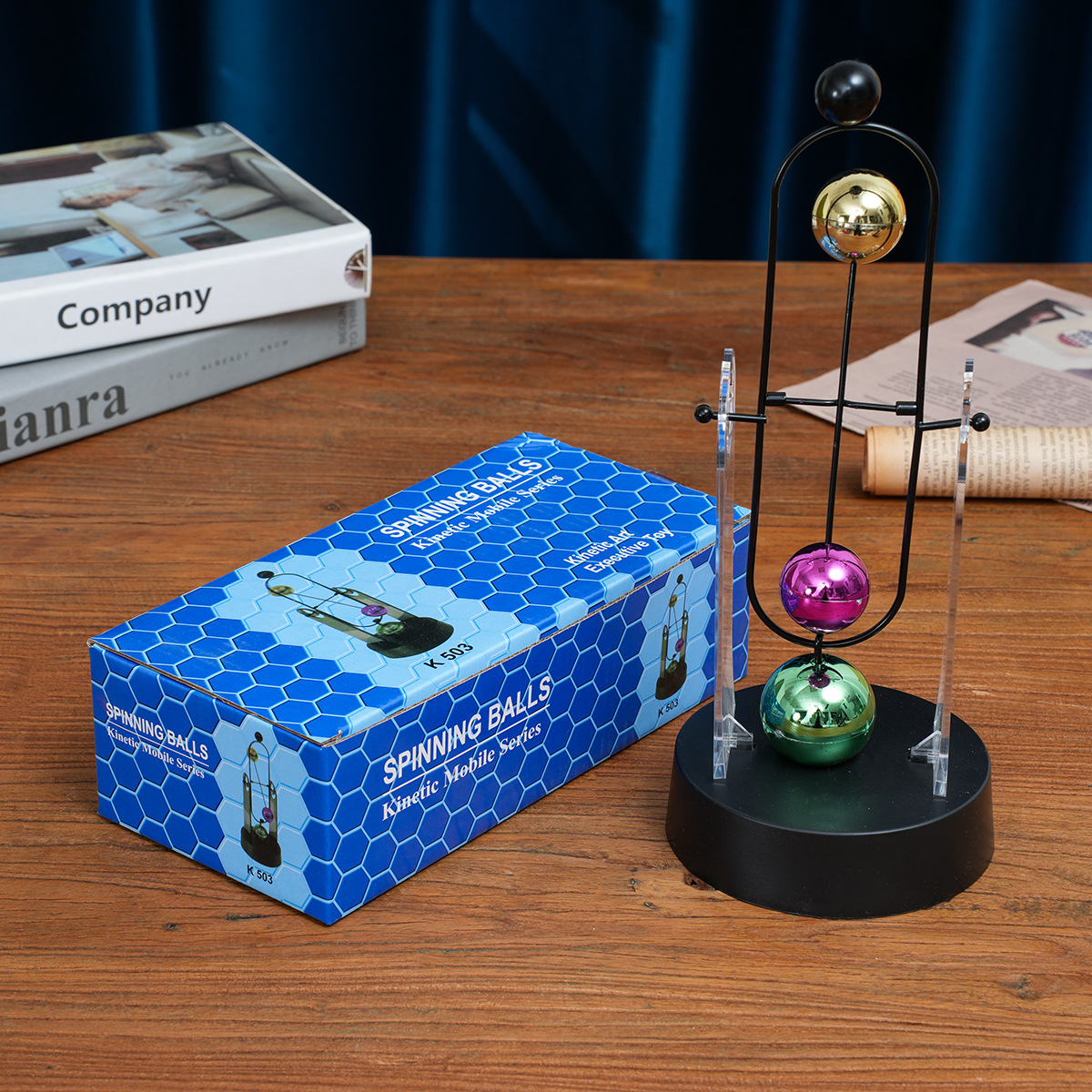 Newton Pendulum Perpetual Moti - Newton Cradle Large 评论和价格